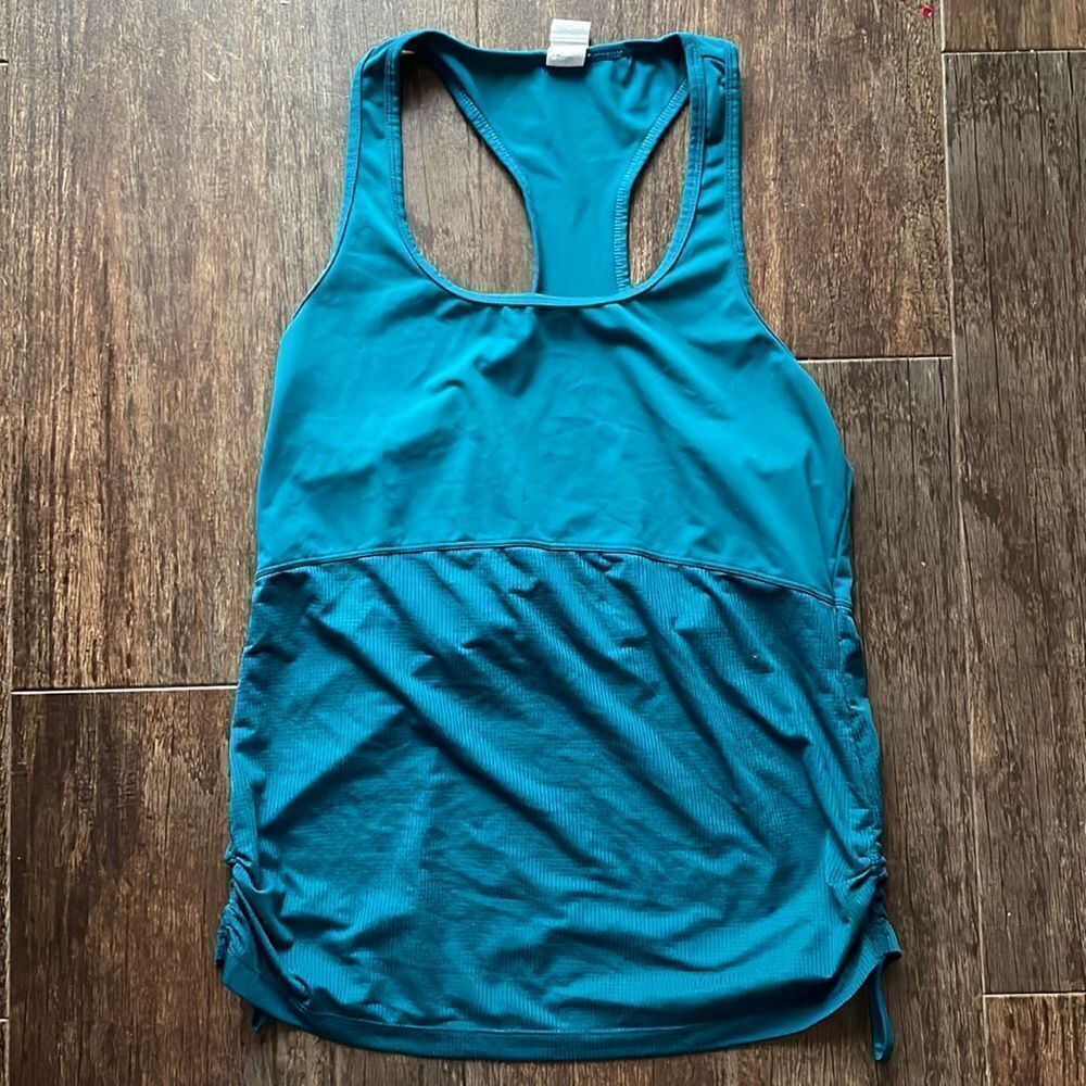 Fabletics Forest Green Racerback Tank
